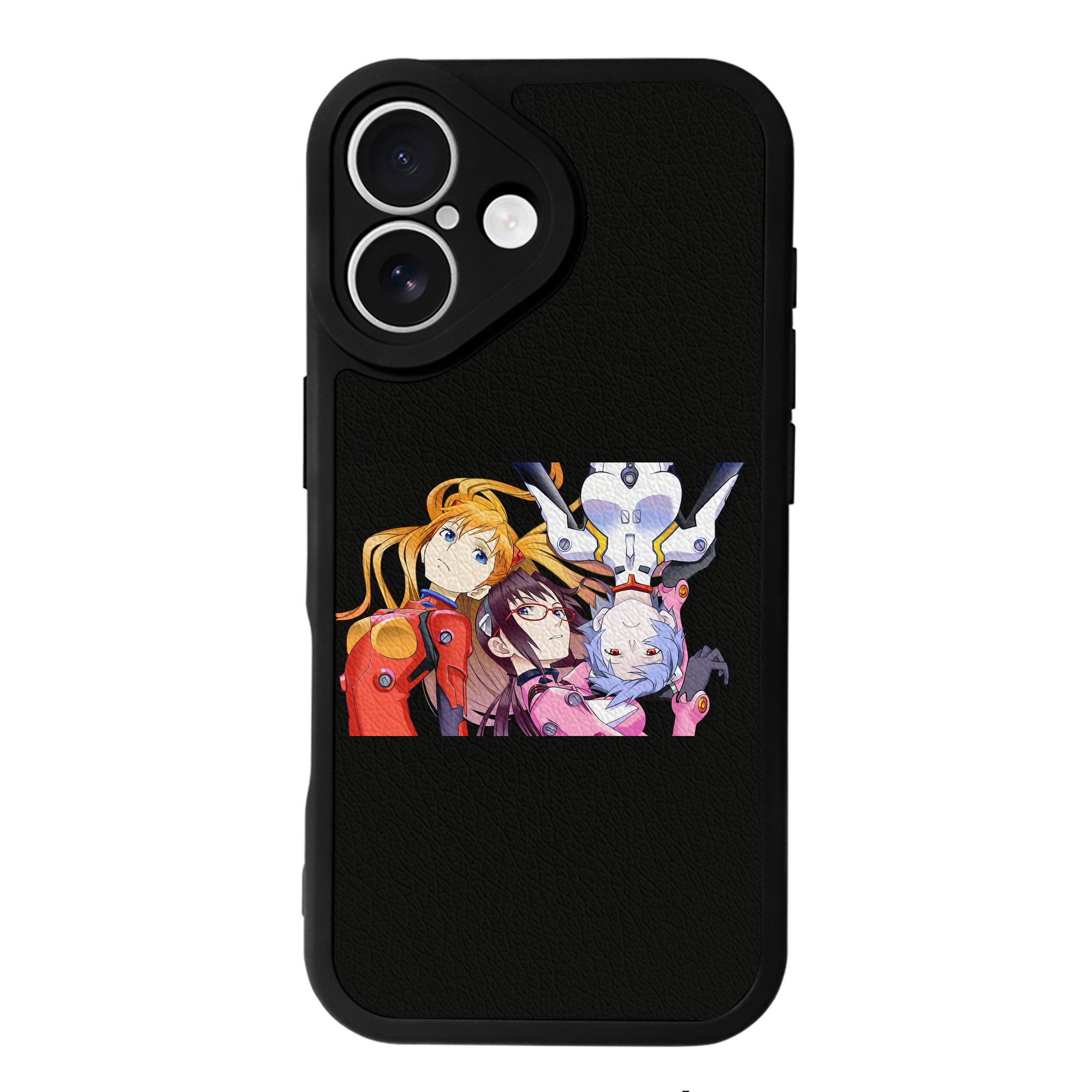 （画像用） EVA 新世紀エヴァンゲリオン 【iPhone 16シリーズ対応】シリコンスマホケース（レザー調） 材質：シリコン